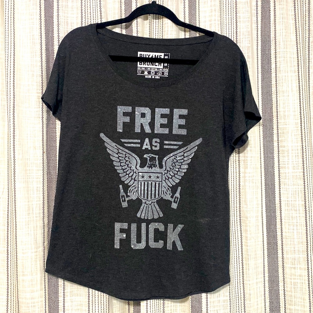 Buy Me Brunch Flowy Short Sleeve T-Shirt Top
